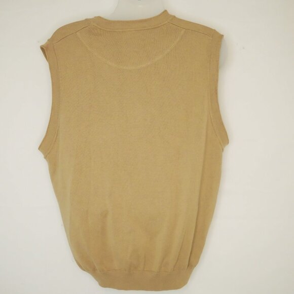 Dr Pepper Sweater Vest Fore Golfwear Cable knit Embroidered XL Tan - Picture 5 of 6